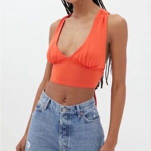 Urban Outfitters Phoenix Orange Crop Top